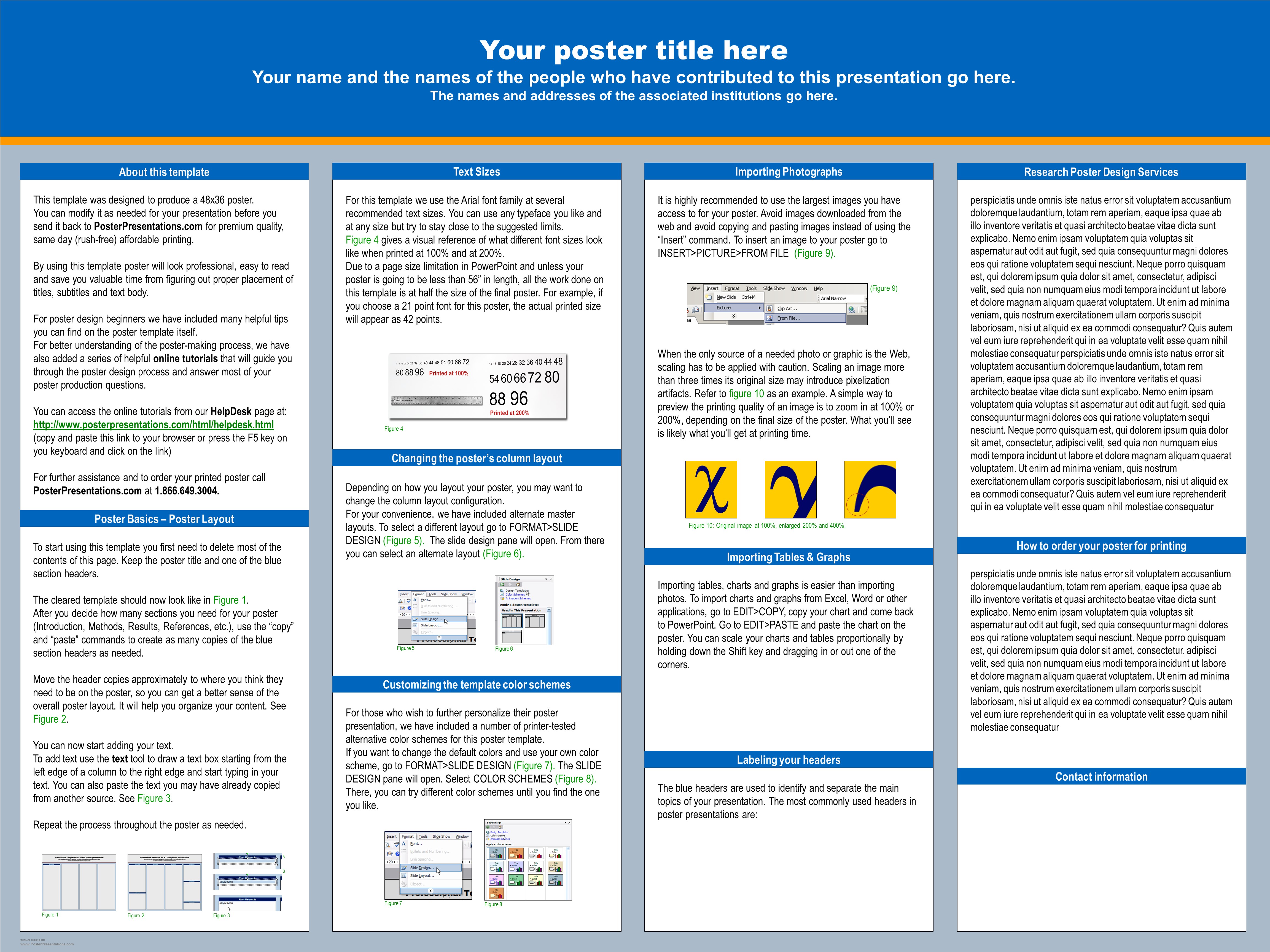 conference poster presentation guidelines