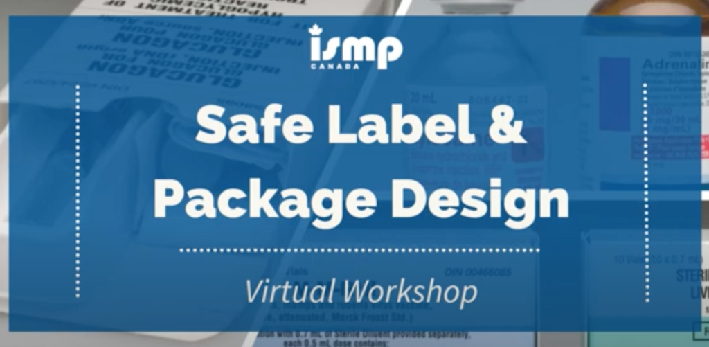 ISMP - Safe Label and Package Design - PTSA